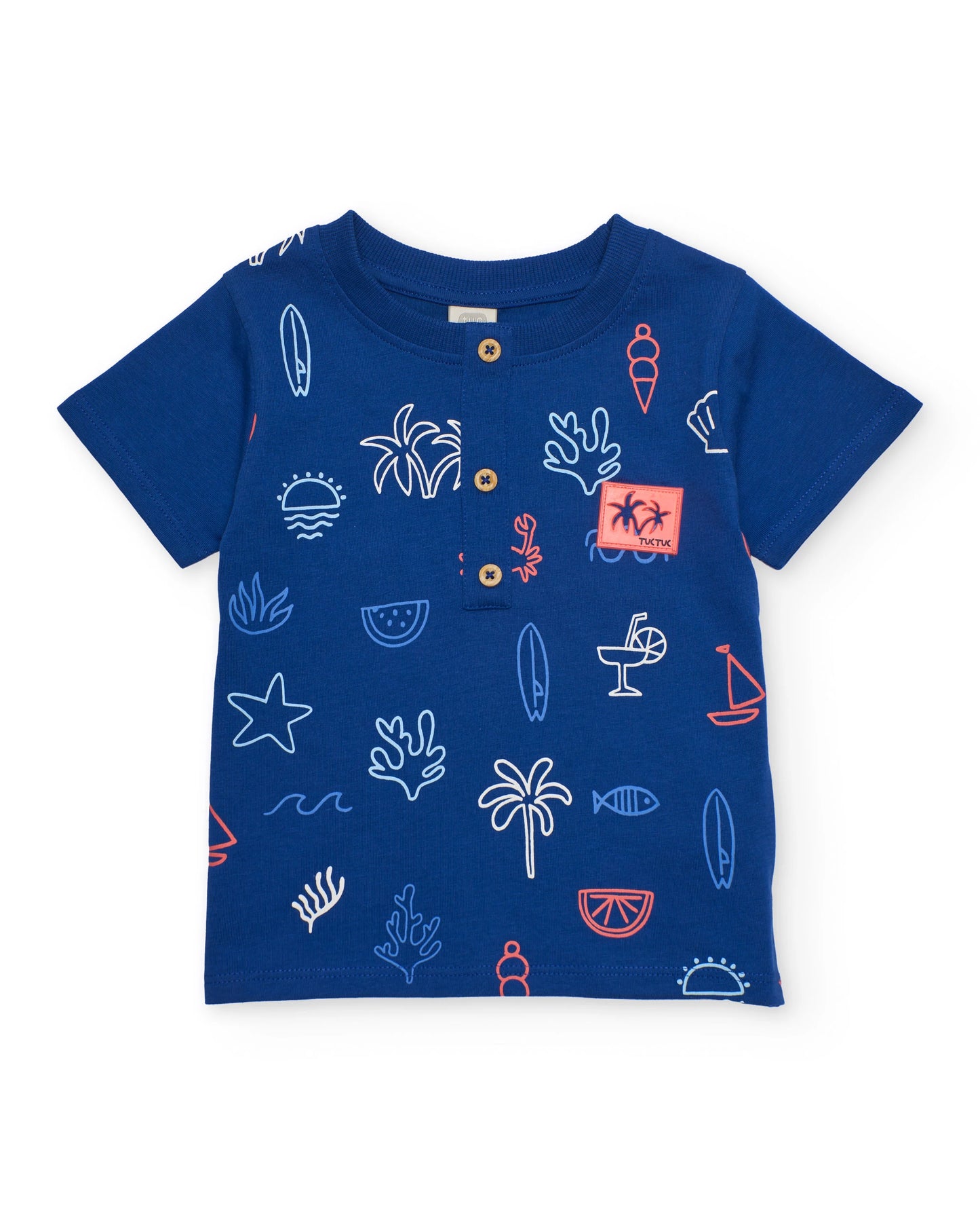 TucTuc Conjunto Camiseta y Bermuda de Niño de Punto Easy Days