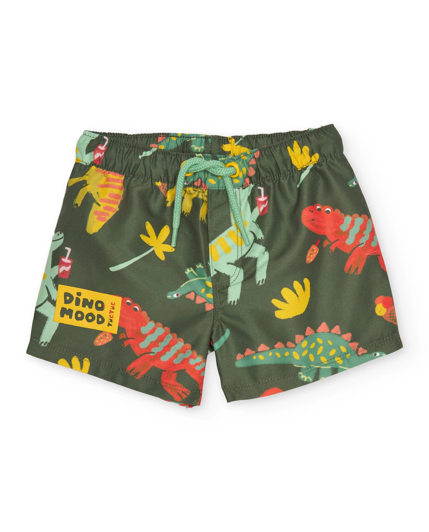 TucTuc Conjunto Camiseta de niño de punto con estampado frontal Bañador secado rápido
