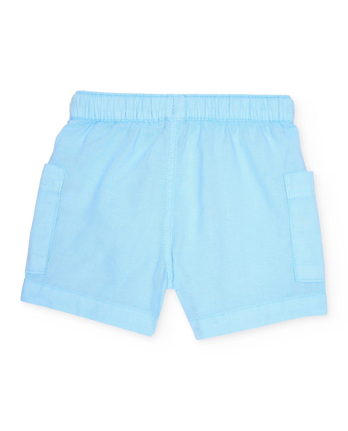 TucTuc conjunto Camiseta de niño de punto con franjas horizontales Bermuda de planay bolsillos frontales