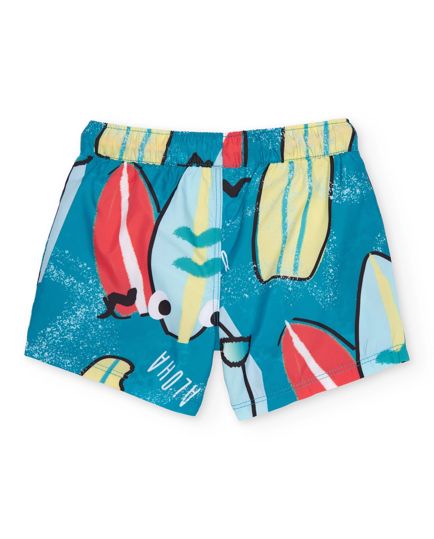 TucTuc Camiseta de niño de punto y Bañador de niño de plana estampado tablas de surf
