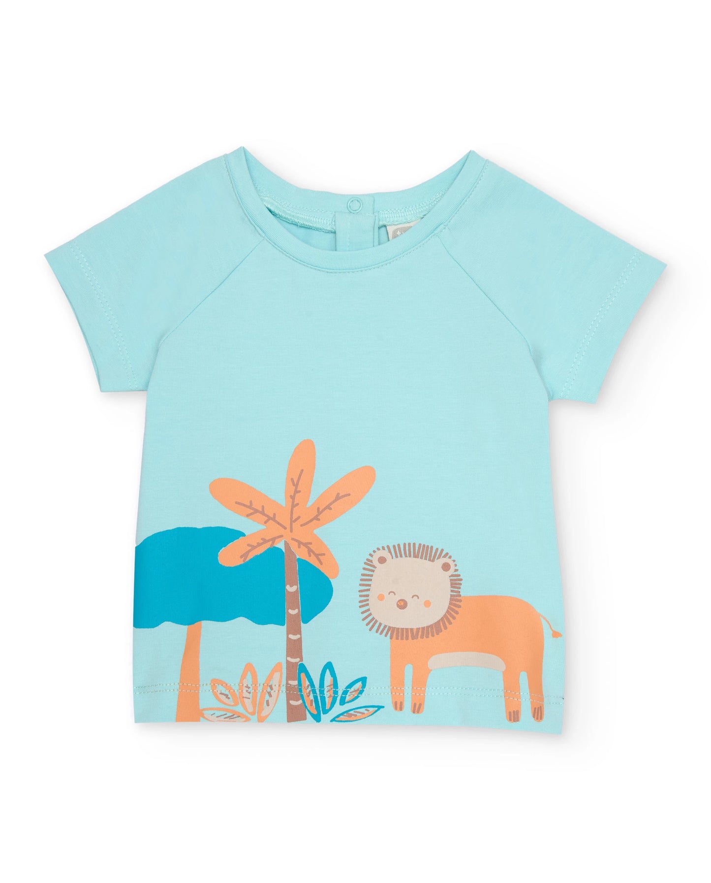 TucTuc Conjunto de recién nacido de punto y estampado león