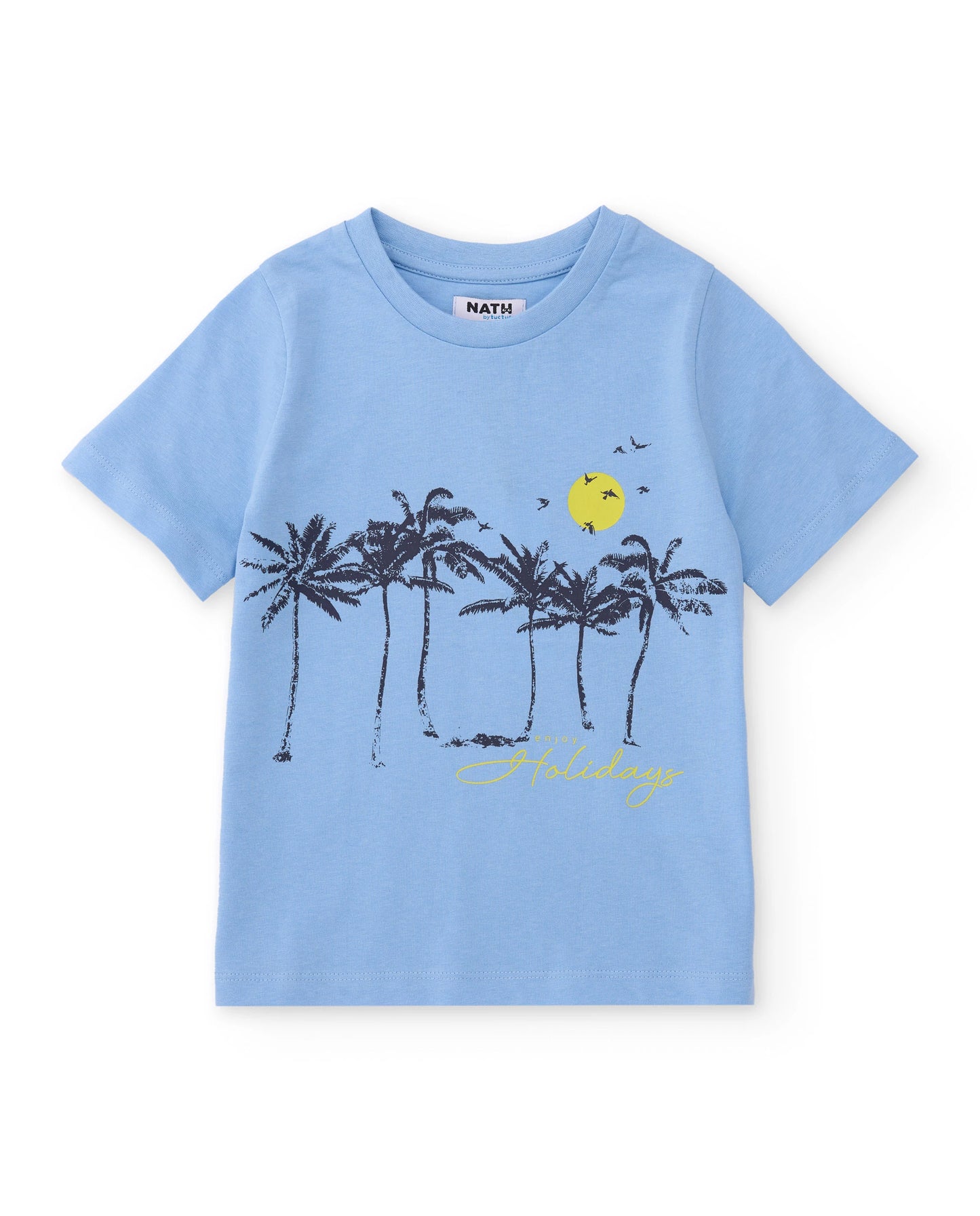 TucTuc NK Conjunto de niño de punto con estampado tropical