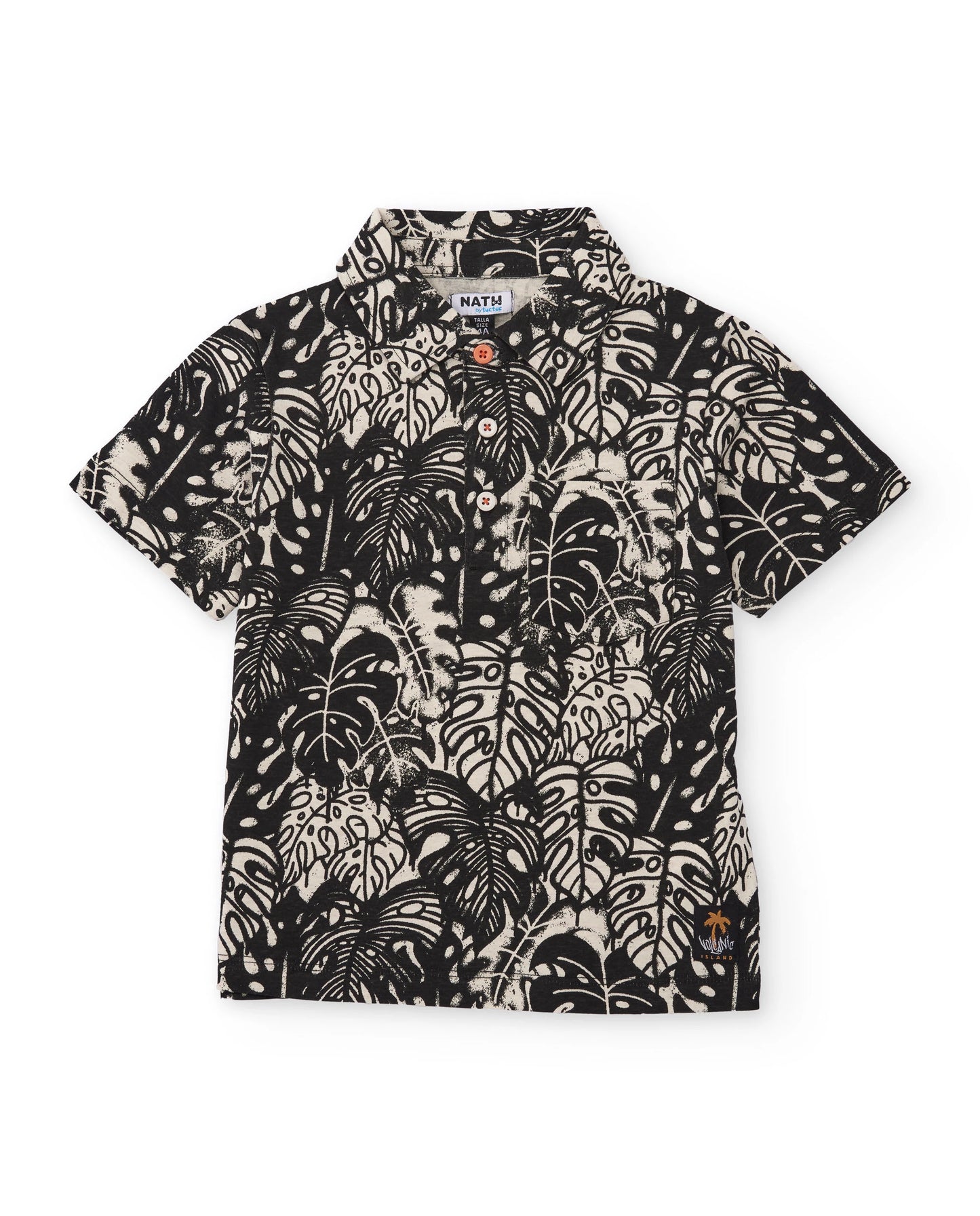 TucTuc NK Conjunto Niño Polo Tropical y Bermuda de punto con Bolsillo Lateral