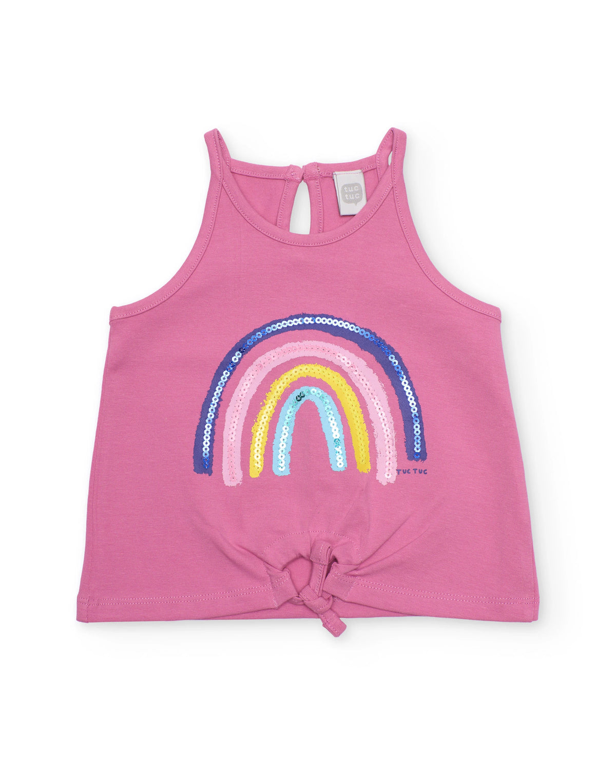 TucTuc Conjunto de niña de punto con nudo frontal
Arcoíris