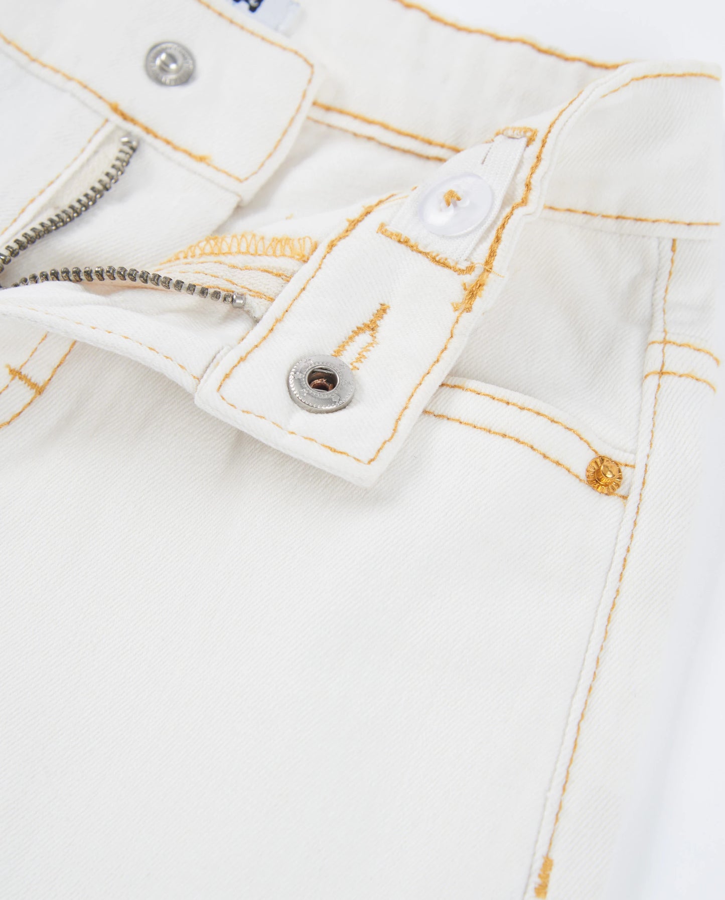 TucTuc NK Top de niña de punto con tejido canalé Pantalones plana con pernera ancha
