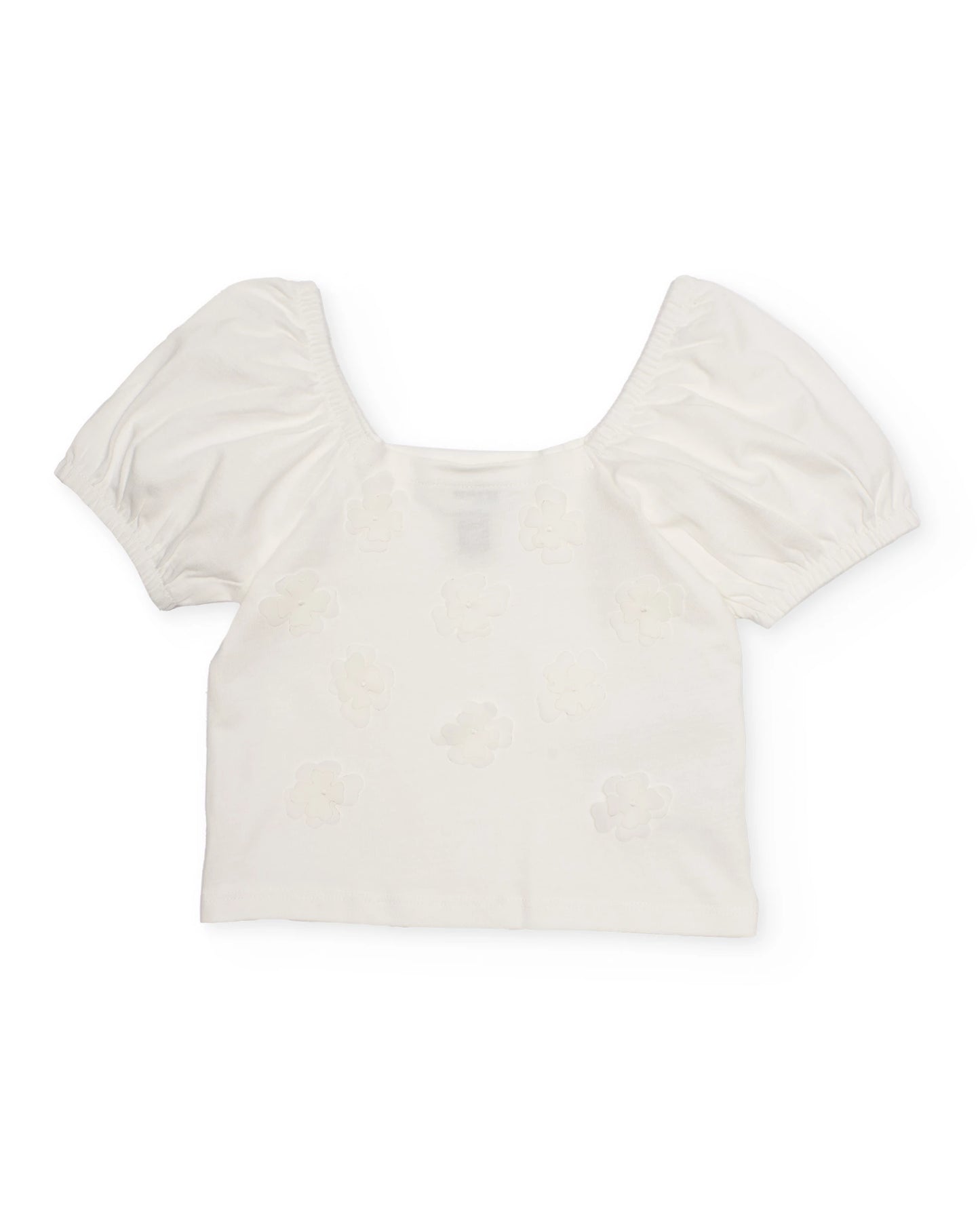 TucTuc NK Conjunto Niña Camiseta de punto con relieve floral