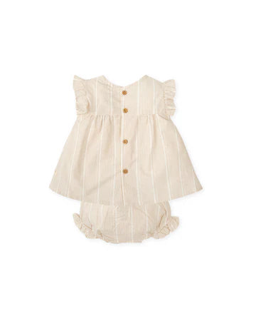 Tutto Piccolo VESTIDO CON BRAGUITA FIL A FIL ARENA