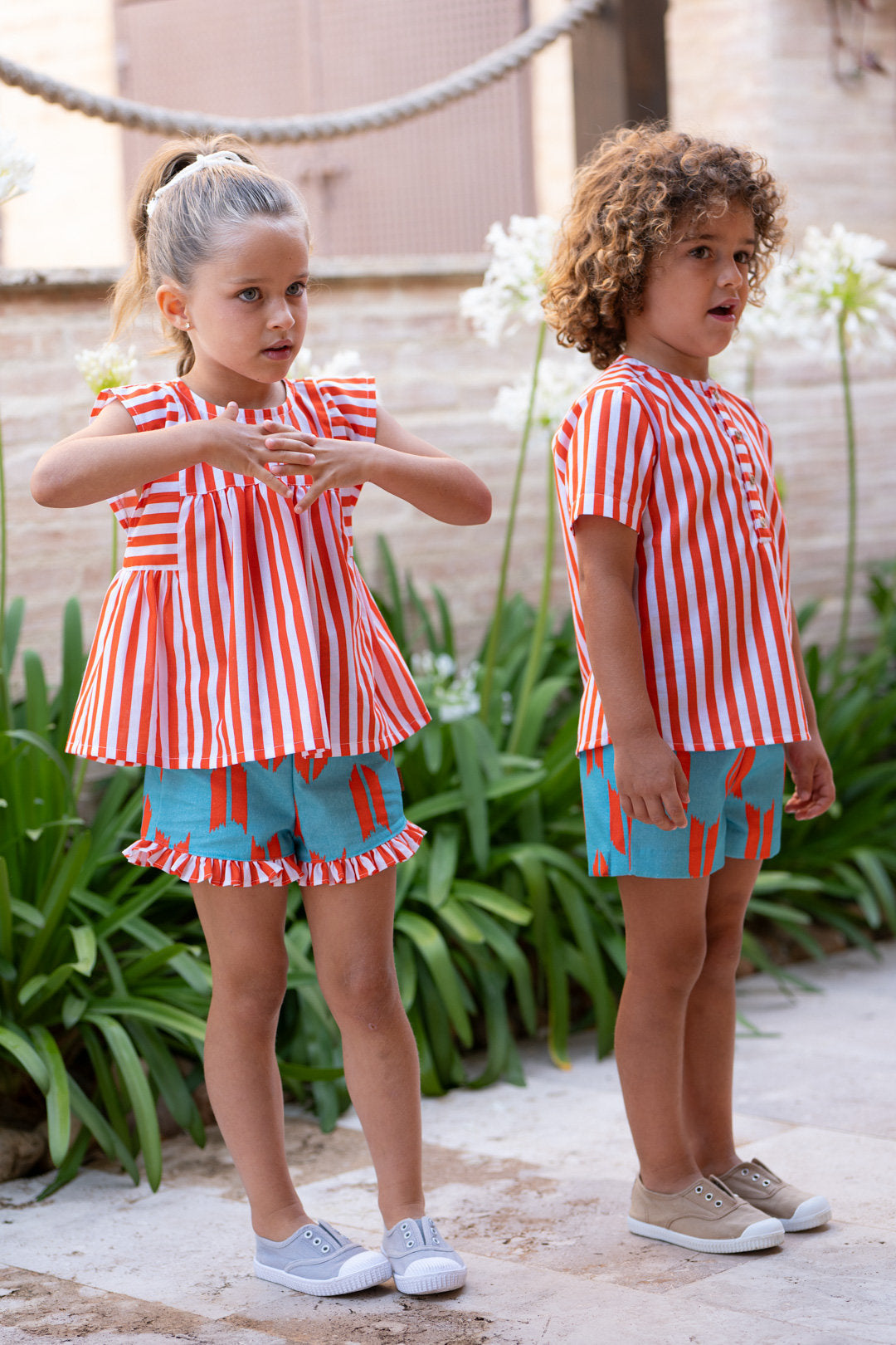 Cocote Conjunto Niña Étnico Colección Casual Infantil