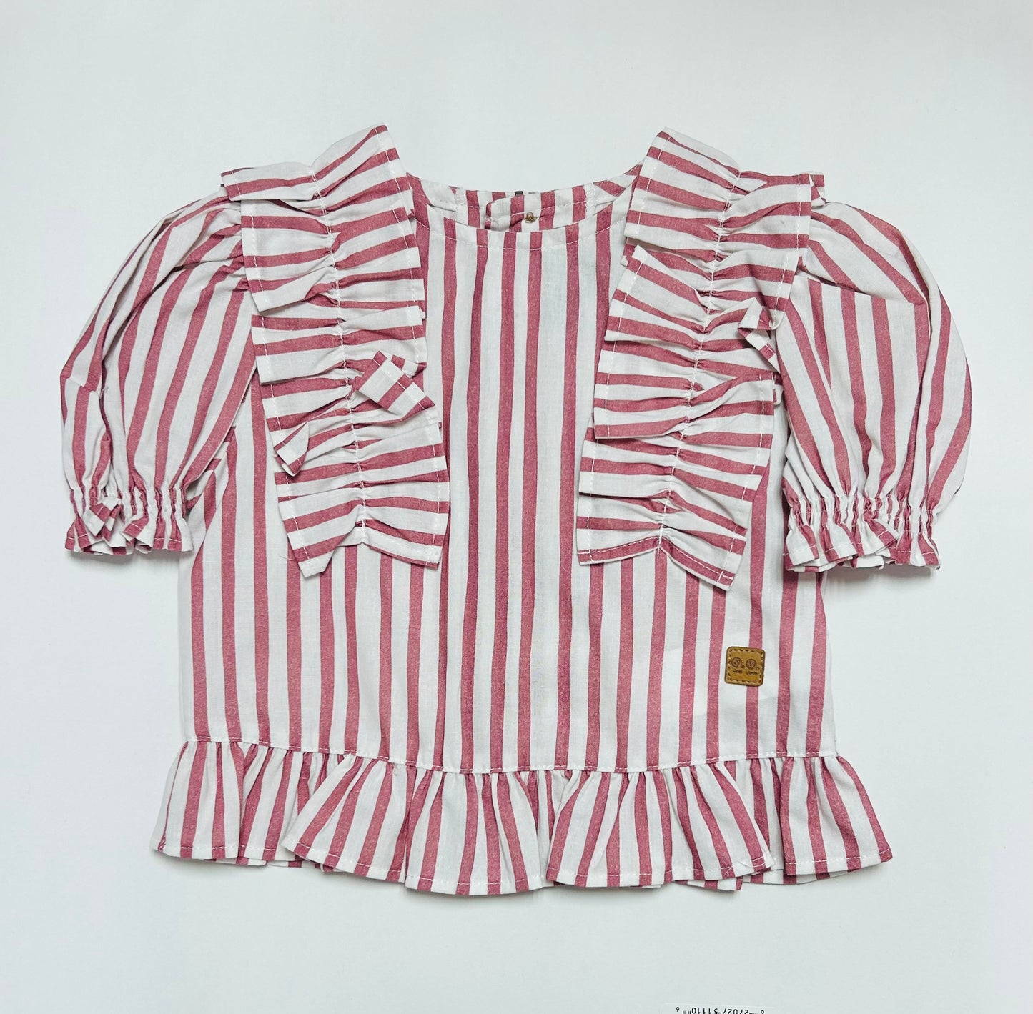 José Varón Blusa Rayas Rosa