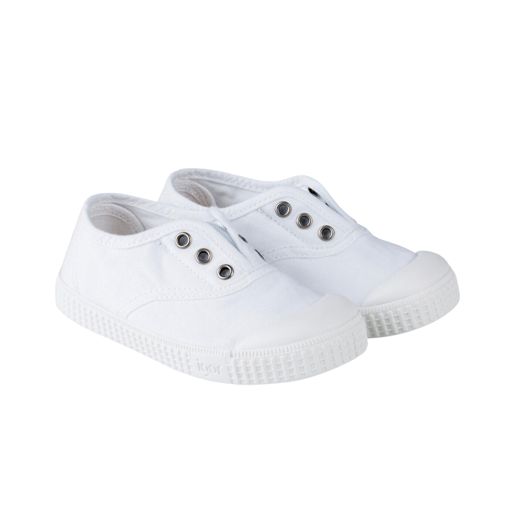 Igor Laceless Sneakers Berri White