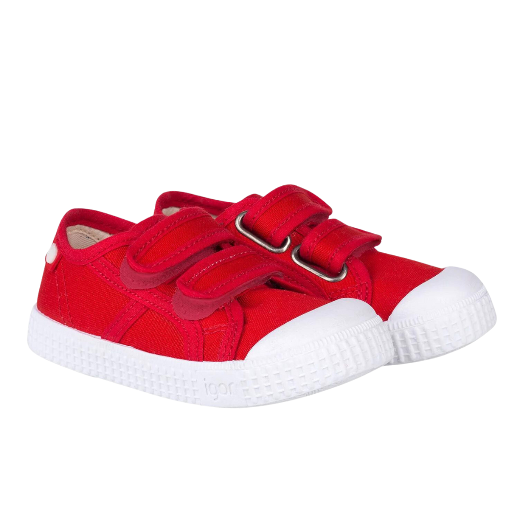 Igor Velcro Sneakers Berri Red