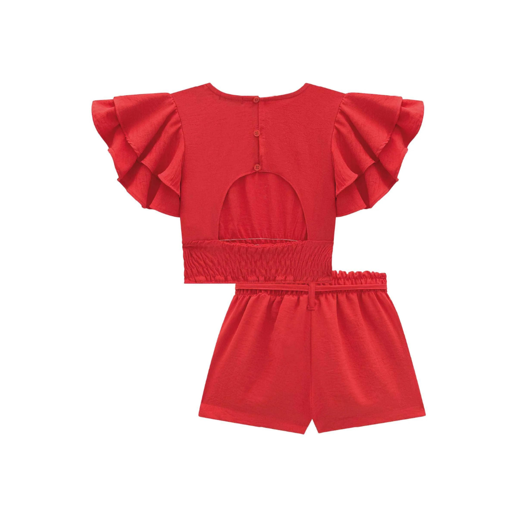 Infanti Air Flow Boxy Blouse and Shorts