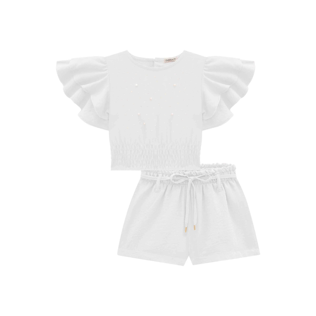 Infanti Air Flow Boxy Blouse and Shorts