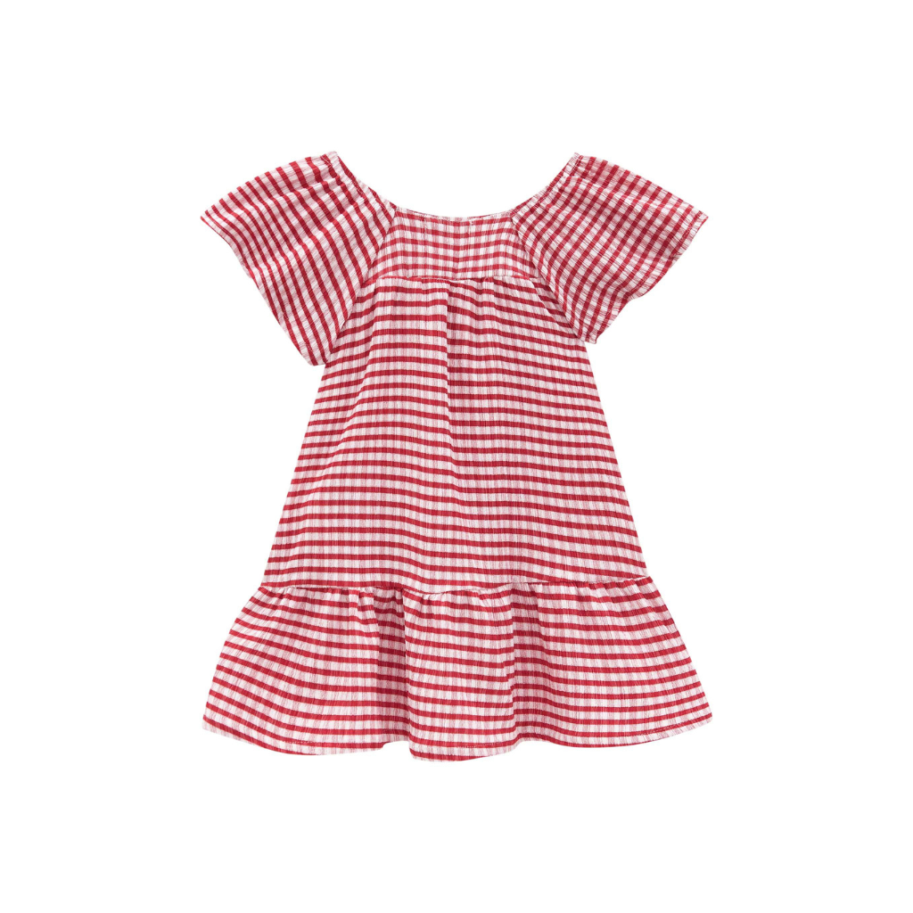 Infanti Vichy Mesh Dress