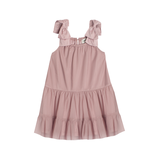 Isobella & Chloe Smitten Drop Waist Soft Tulle Dress