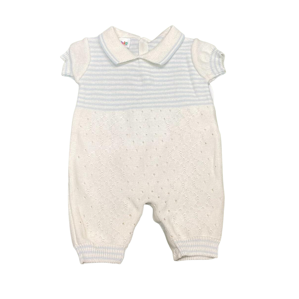 Karela Kids Ivory/Blue Knitted Jumper Series 71000