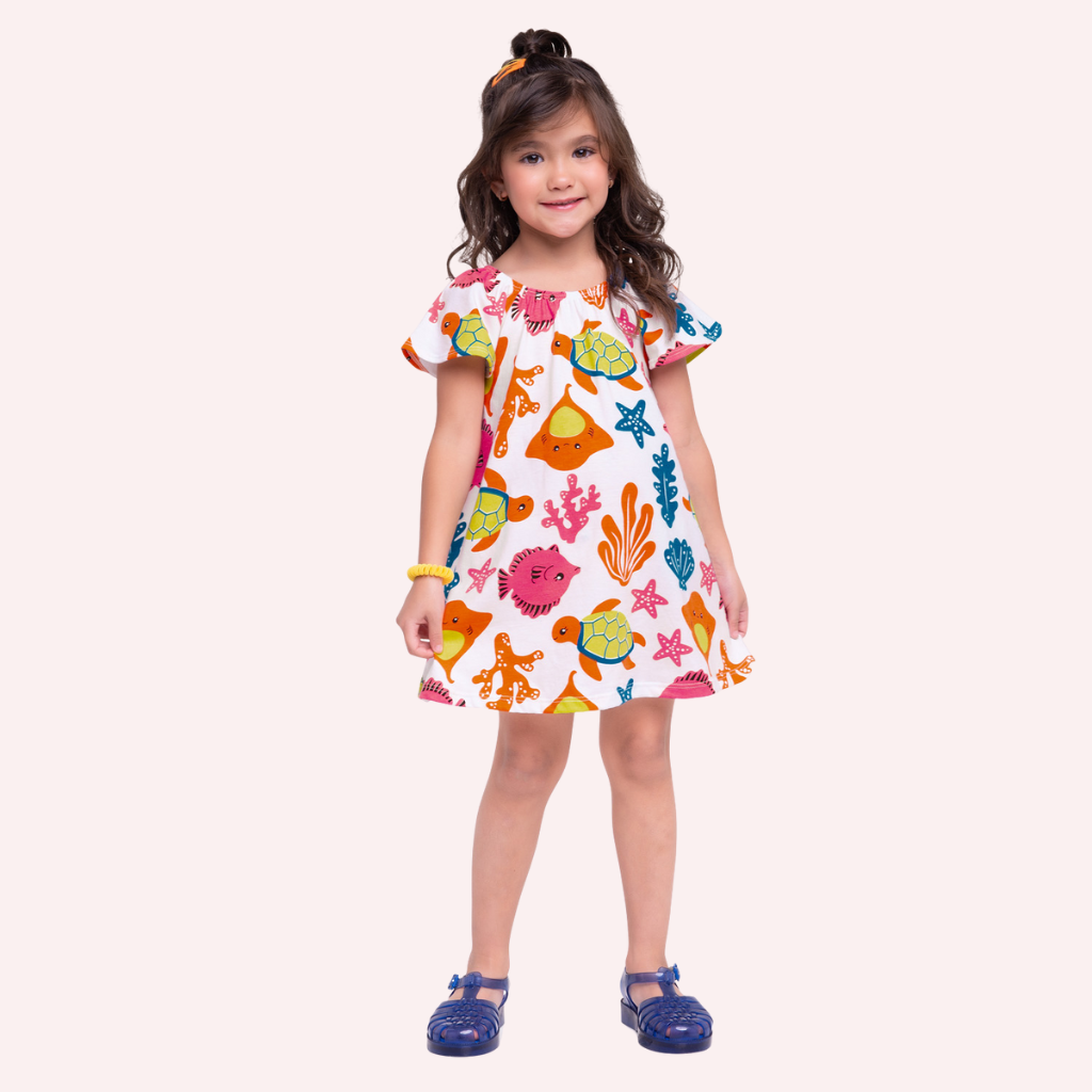 Kyly Green Sea Creatures Dress