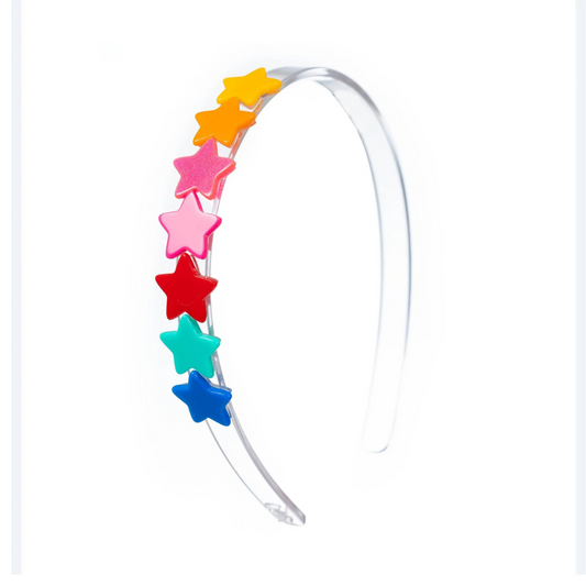 Lilies & Roses Centipede Star Rainbow Headband