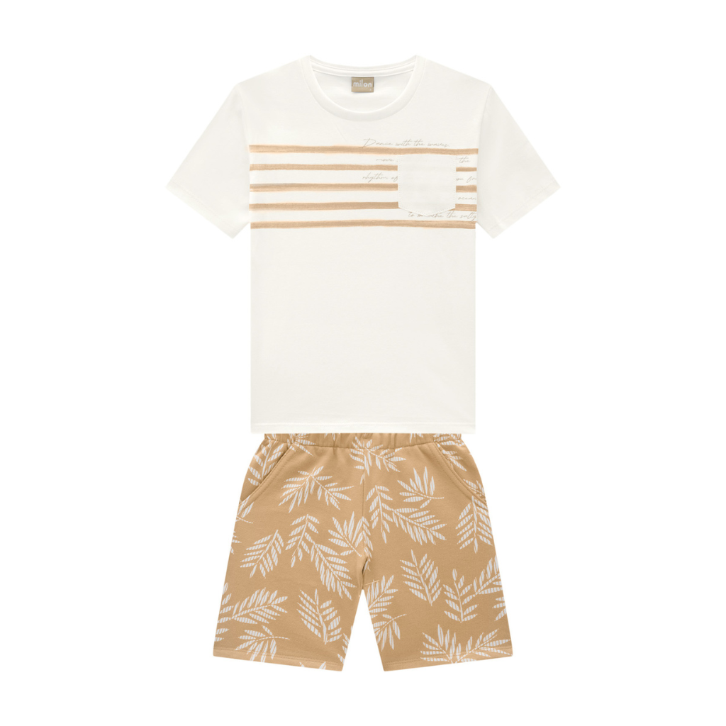 Milon Dance With the Waves Graphic T-Shirt and Shorts