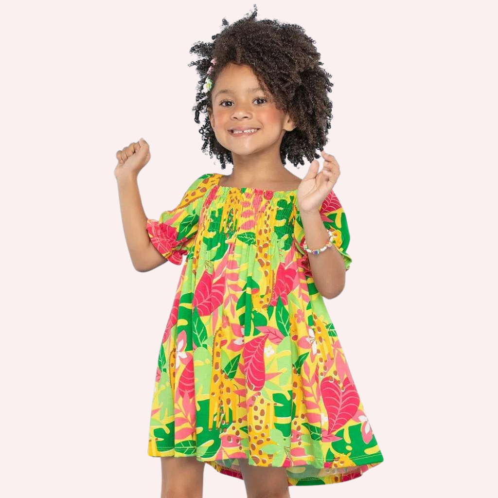 Nanai Green Safari Dress