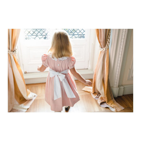 Sal & Pimenta Blush Corduroy Pink Dress