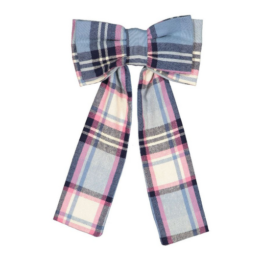 Sal & Pimenta Frosty Tartan Big Hair Clip