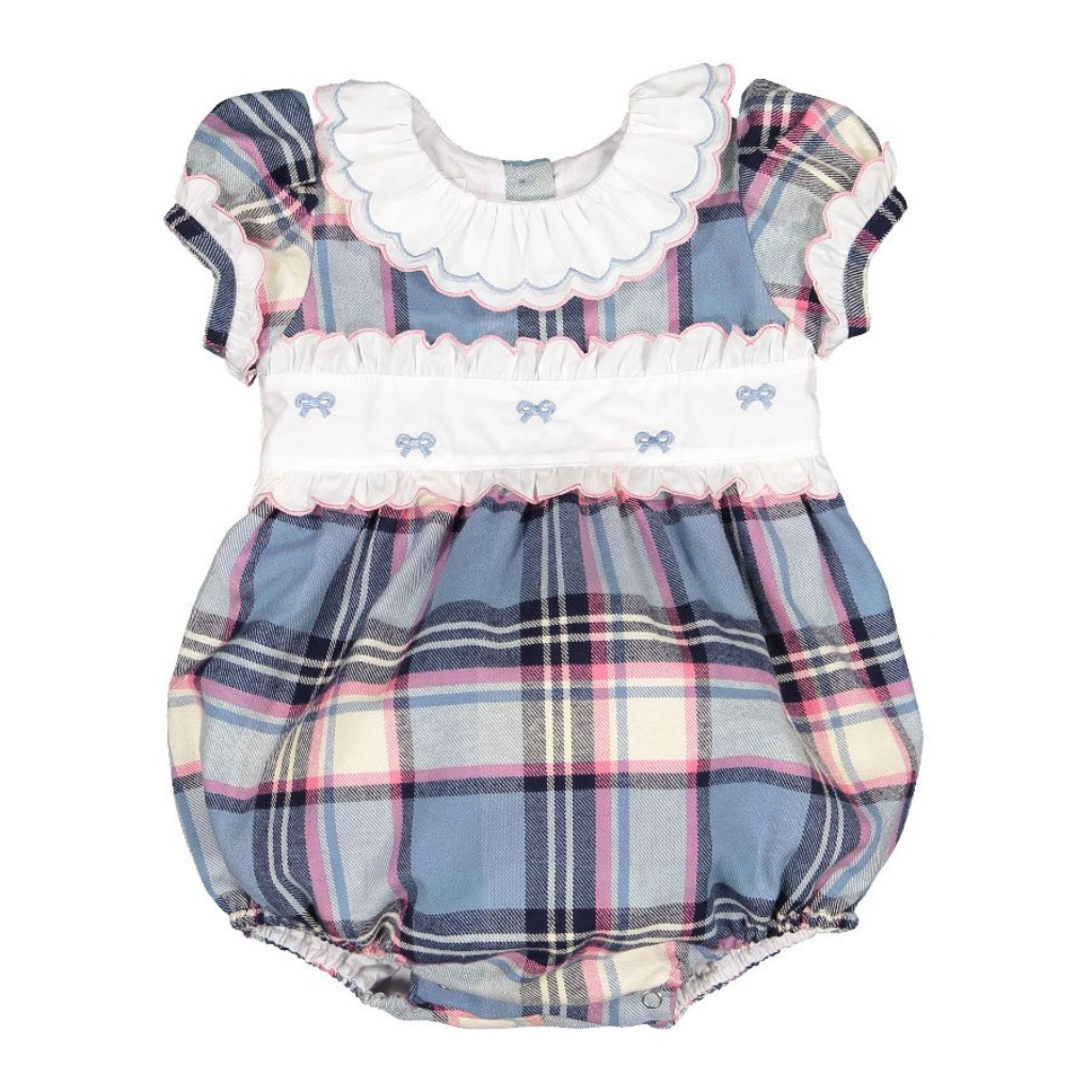 Sal & Pimenta Frosty Tartan Romper