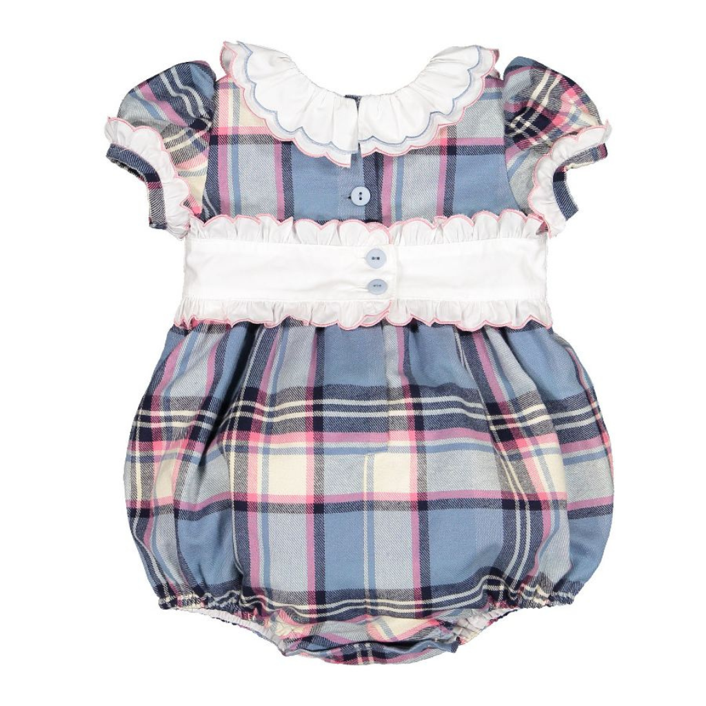 Sal & Pimenta Frosty Tartan Romper