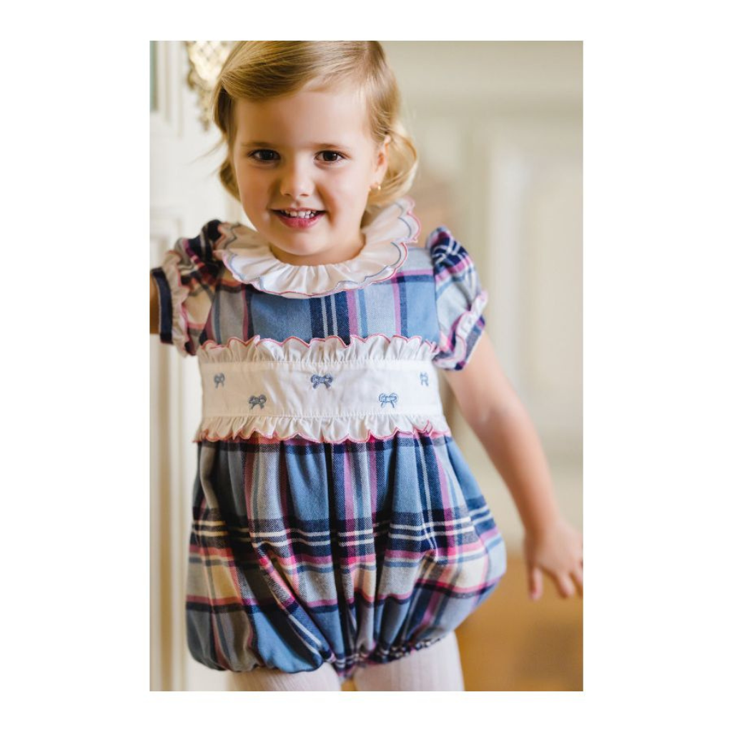 Sal & Pimenta Frosty Tartan Romper