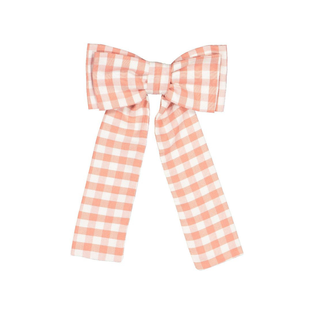 Sal & Pimenta Rosy Gingham Big Hair Clip