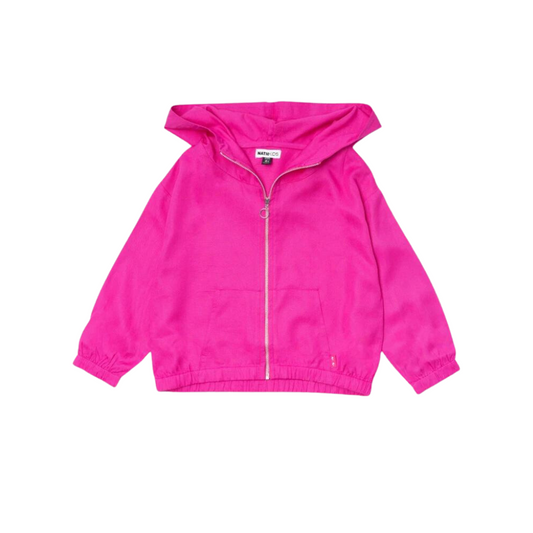 TucTuc NK Full Bloom  Girl's Purple Flat Jacket