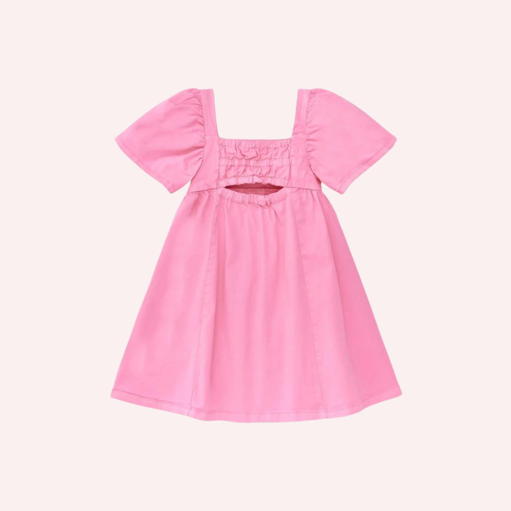 TucTuc NK Neon Jungle Pink Flat Dress