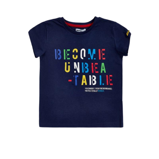 TucTuc NK Your Game Navy Blue Knit T-Shirt