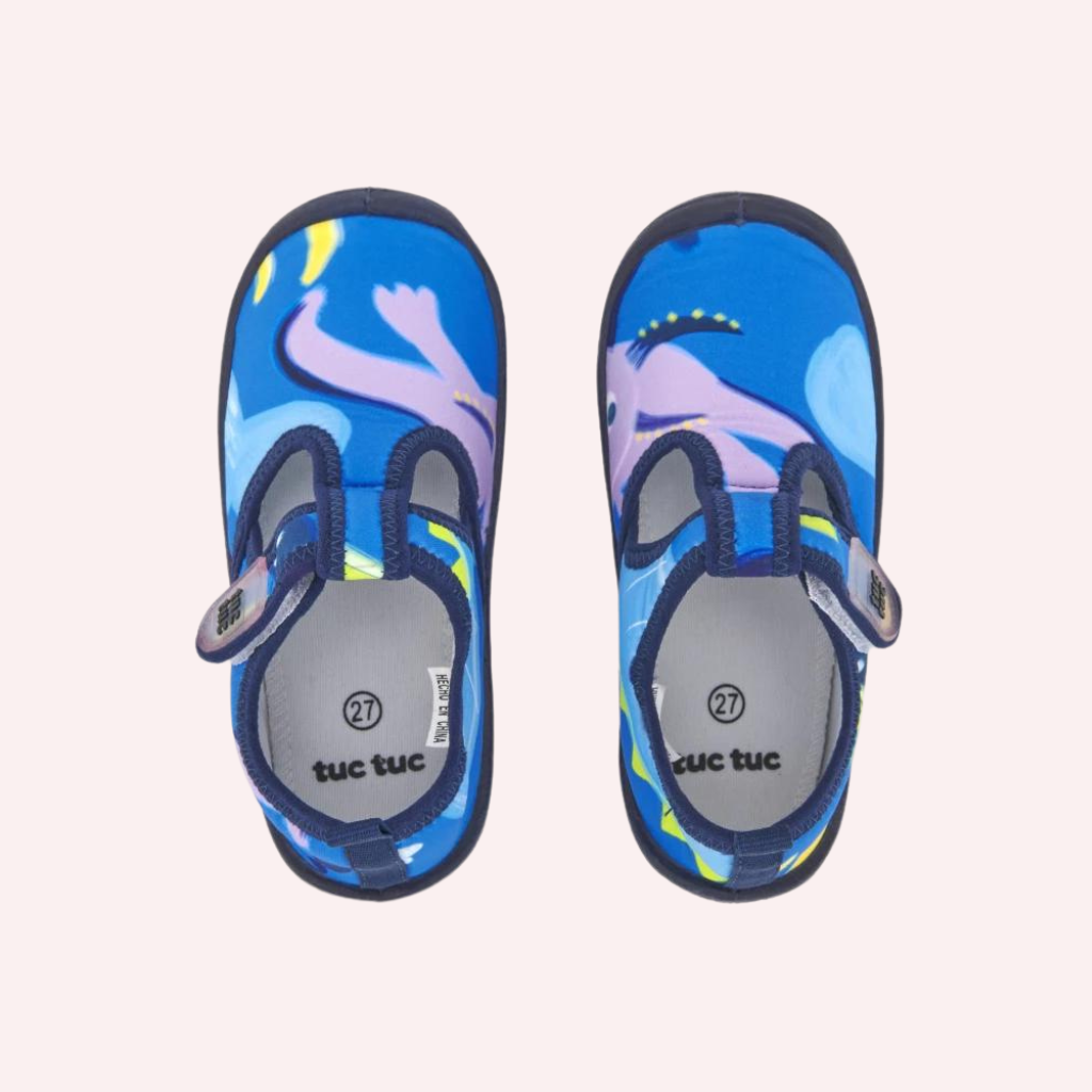 TucTuc Ocean Wonders Blue Lycra Water Shoes