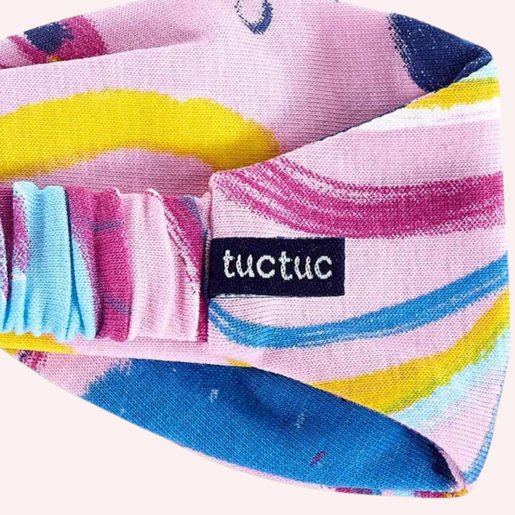 TucTuc Ocean Wonders Printed Lilac Knit Headband