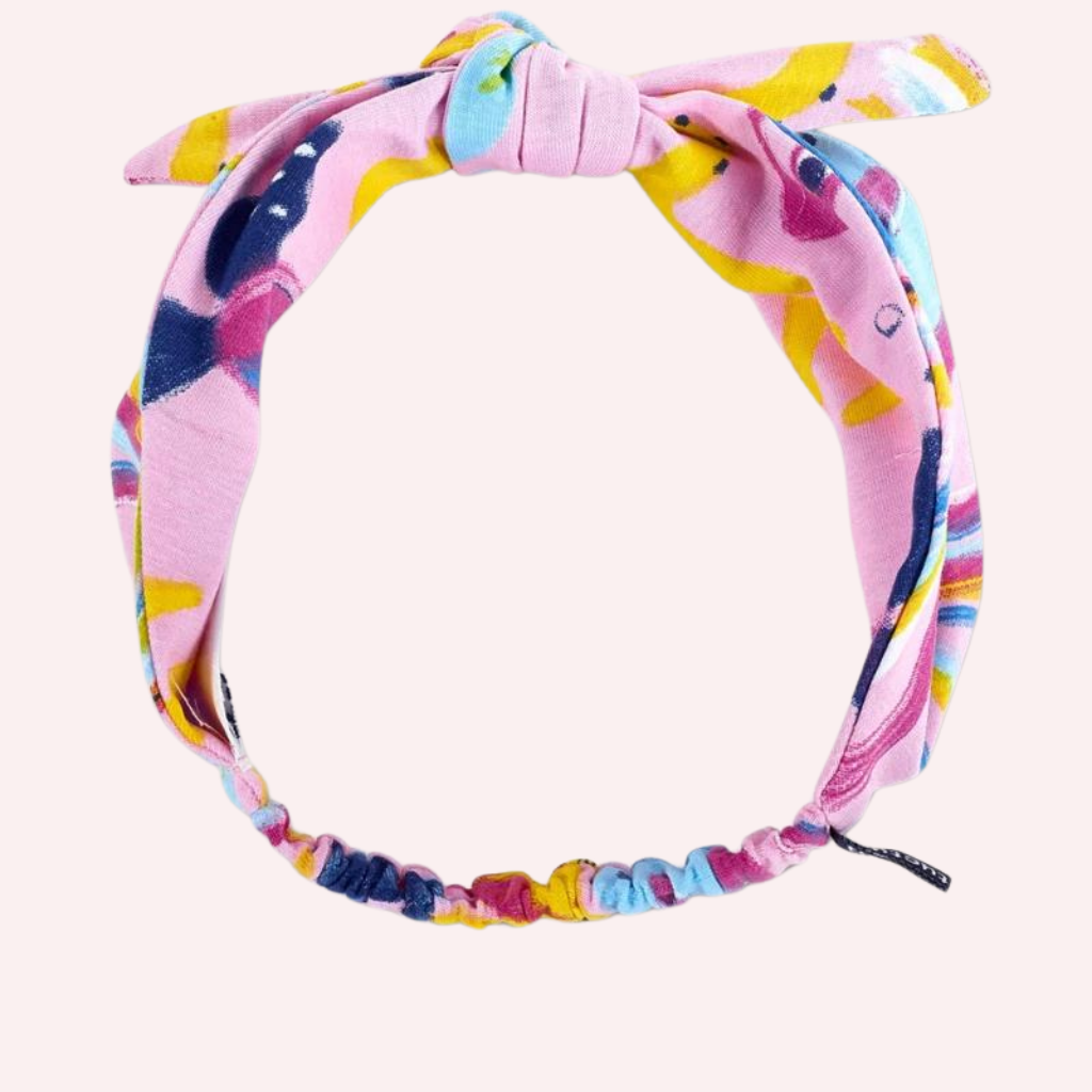 TucTuc Ocean Wonders Printed Lilac Knit Headband