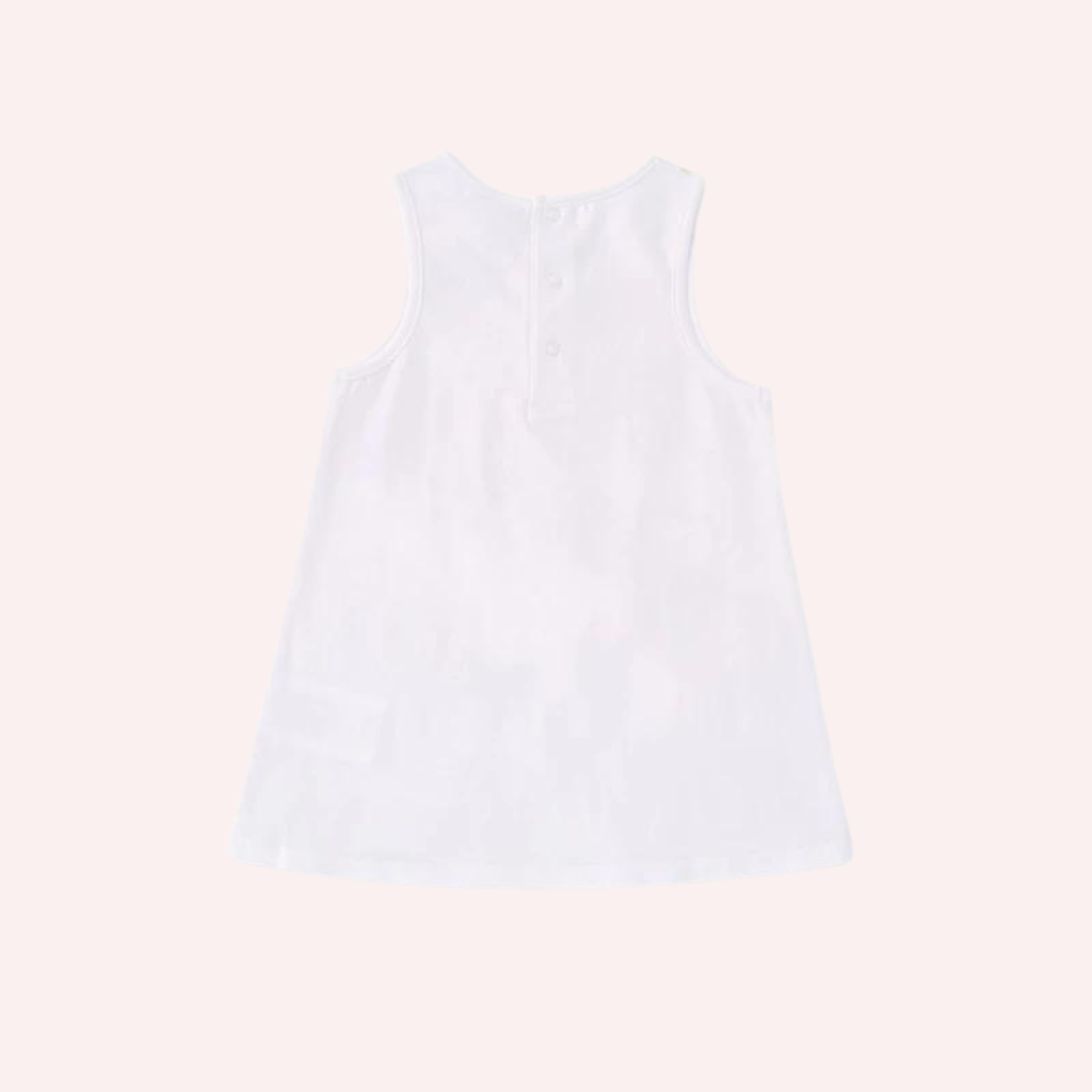 TucTuc Ocean Wonders White Knit Dress