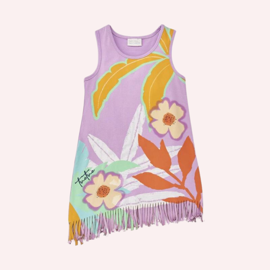 TucTuc Paradise Beach Lilac Knit Dress