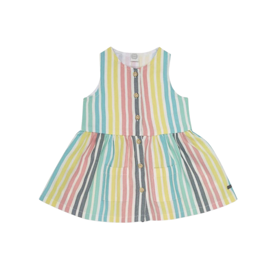 TucTuc Treasure Island Multicolored Poplin Dress