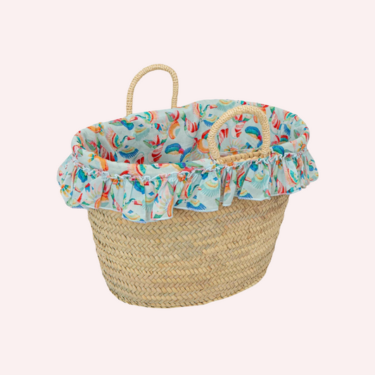 Tutto Piccolo Aquamarine Beach Basket