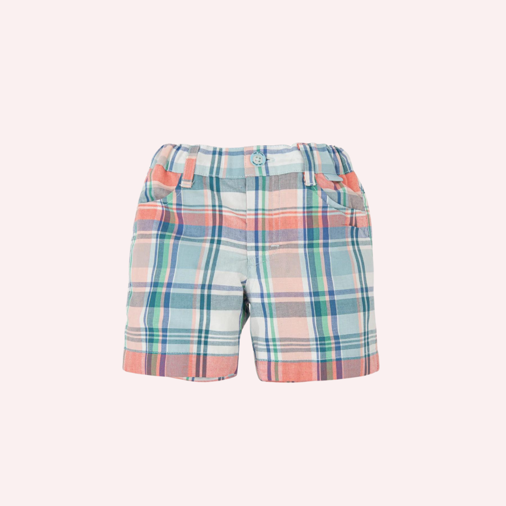 Tutto Piccolo Aquamarine Polo and Bermuda Shorts