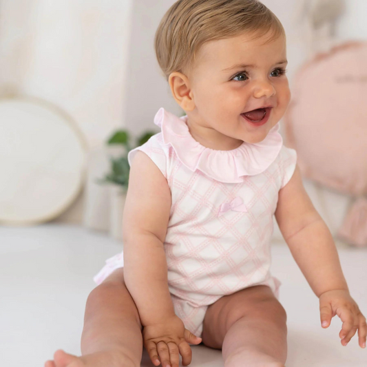 Tutto Piccolo Pink Baby Romper