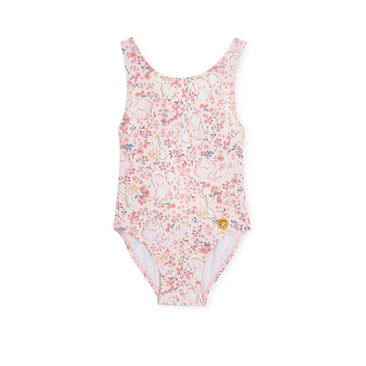 Tutto Piccolo Pink Elephants Swimsuit