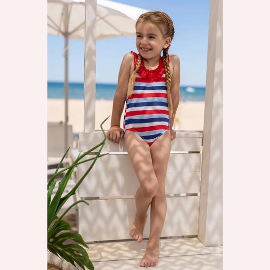 Tutto Piccolo Red Swimsuit