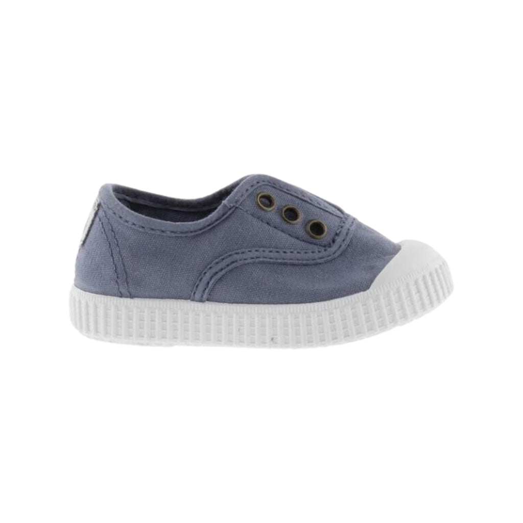 Victoria Shoes Canvas Elastic Plimsoll - Azul