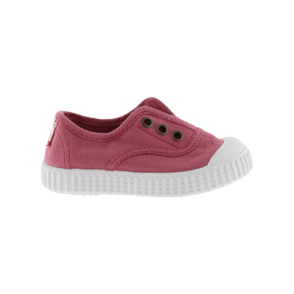 Victoria Shoes Canvas Elastic Plimsoll - Frambuesa