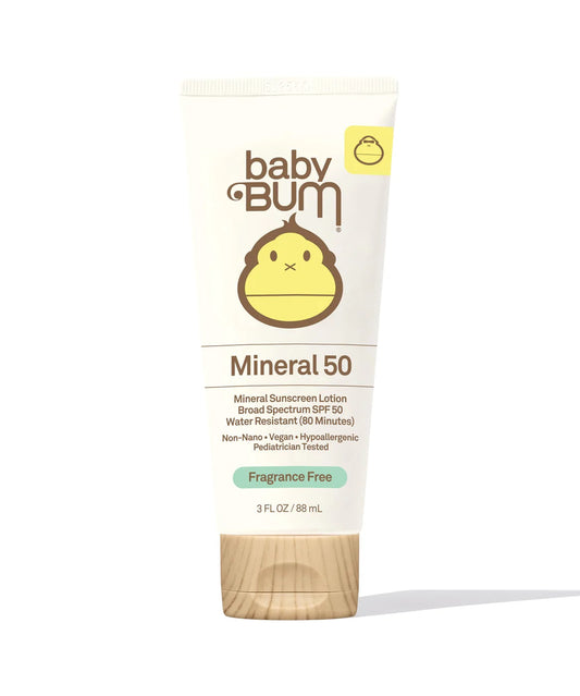 Baby Bum Mineral SPF 50 Sunscreen Lotion - Fragrance Free