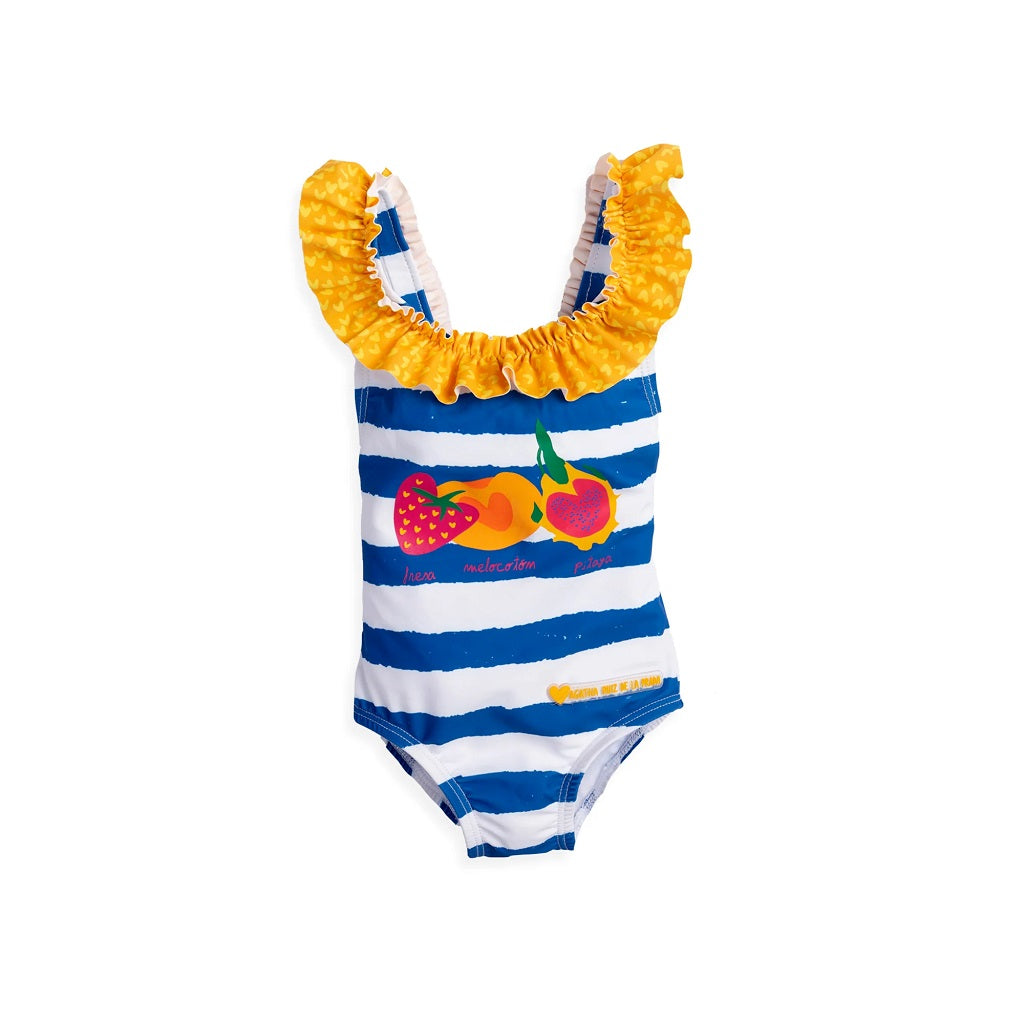 Agatha Ruiz De La Prada Mallot Swimsuit Azul Eléctrico