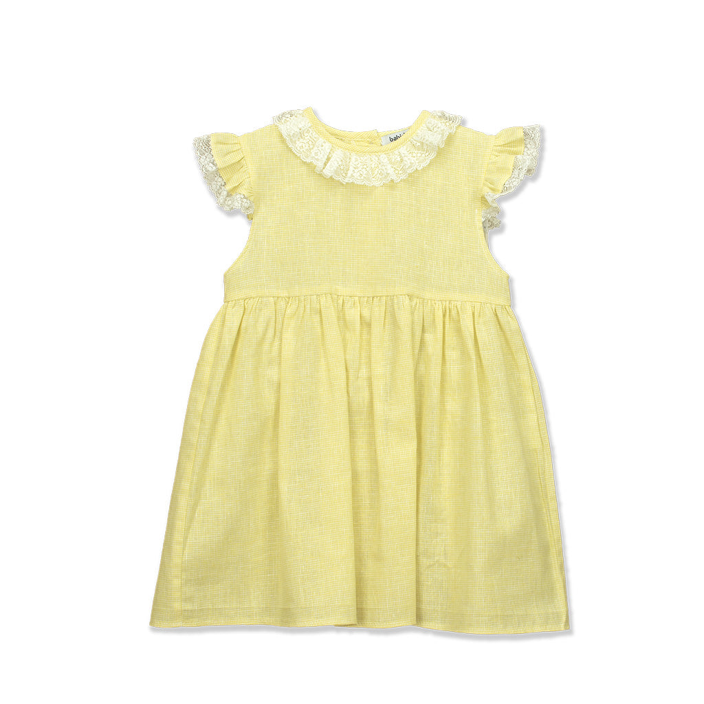 Babidu Frill Dress Ninfa - Yellow