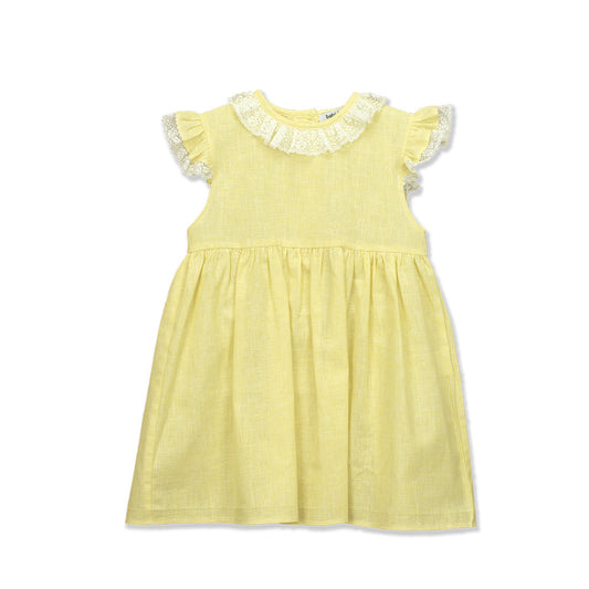 Babidu Frill Dress Ninfa - Yellow